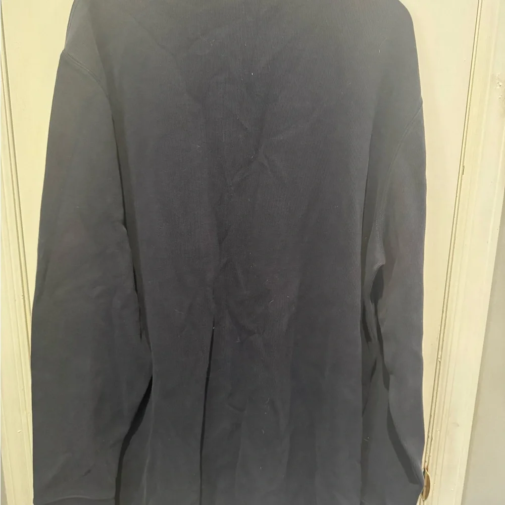 Polo by Ralph Lauren Navy Zip Pullover with Red Pony Logo
